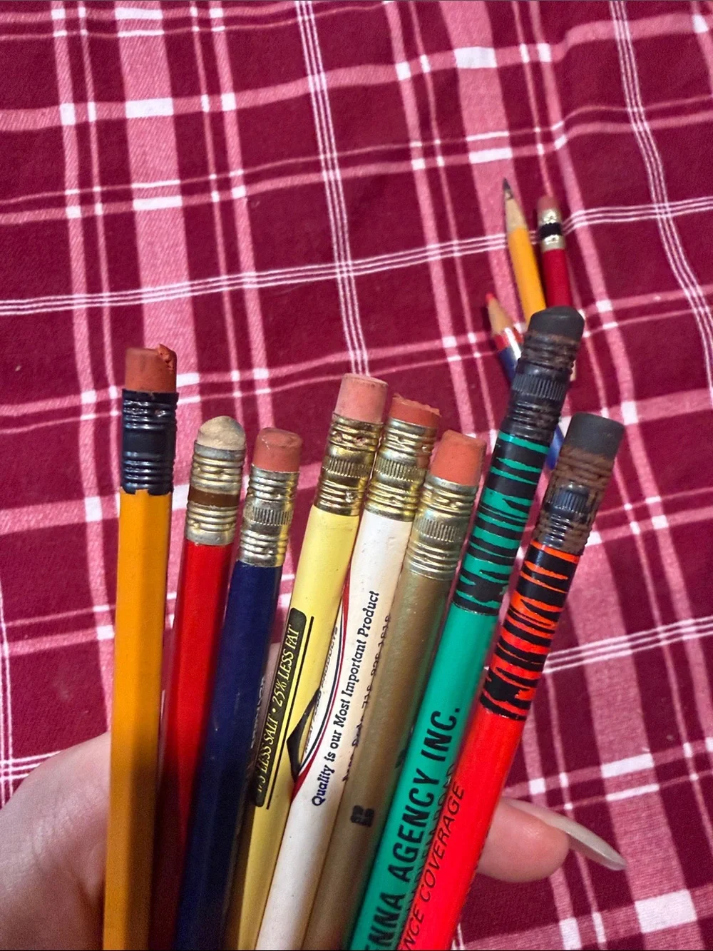 Assorted Vtg Pencils with businesses from Buffalo NY